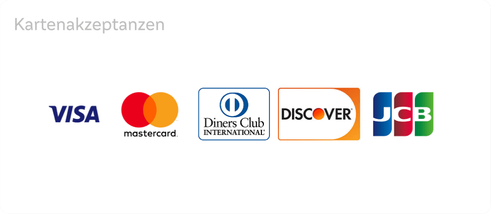 In-Store Kartenakzeptanzen